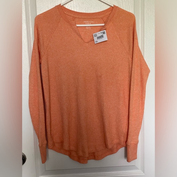 American Eagle Outfitters Tops - NWT American Eagle Women’s Waffle Knit Long Sleeve Size XS
